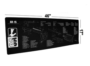 46IN X 17IN GUN CLEANING MAT